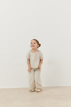 Linen suit beige