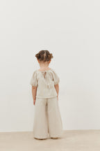 Linen suit beige