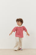 Travel collar t-shirt red
