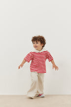 Travel collar t-shirt red