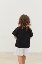 Layered shirt black