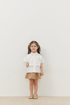 Layered shirt ecru