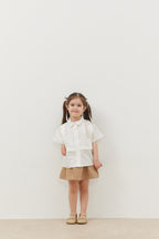 Layered shirt ecru