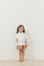 Layered shirt ecru