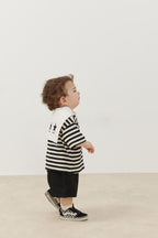 Travel collar t-shirt black