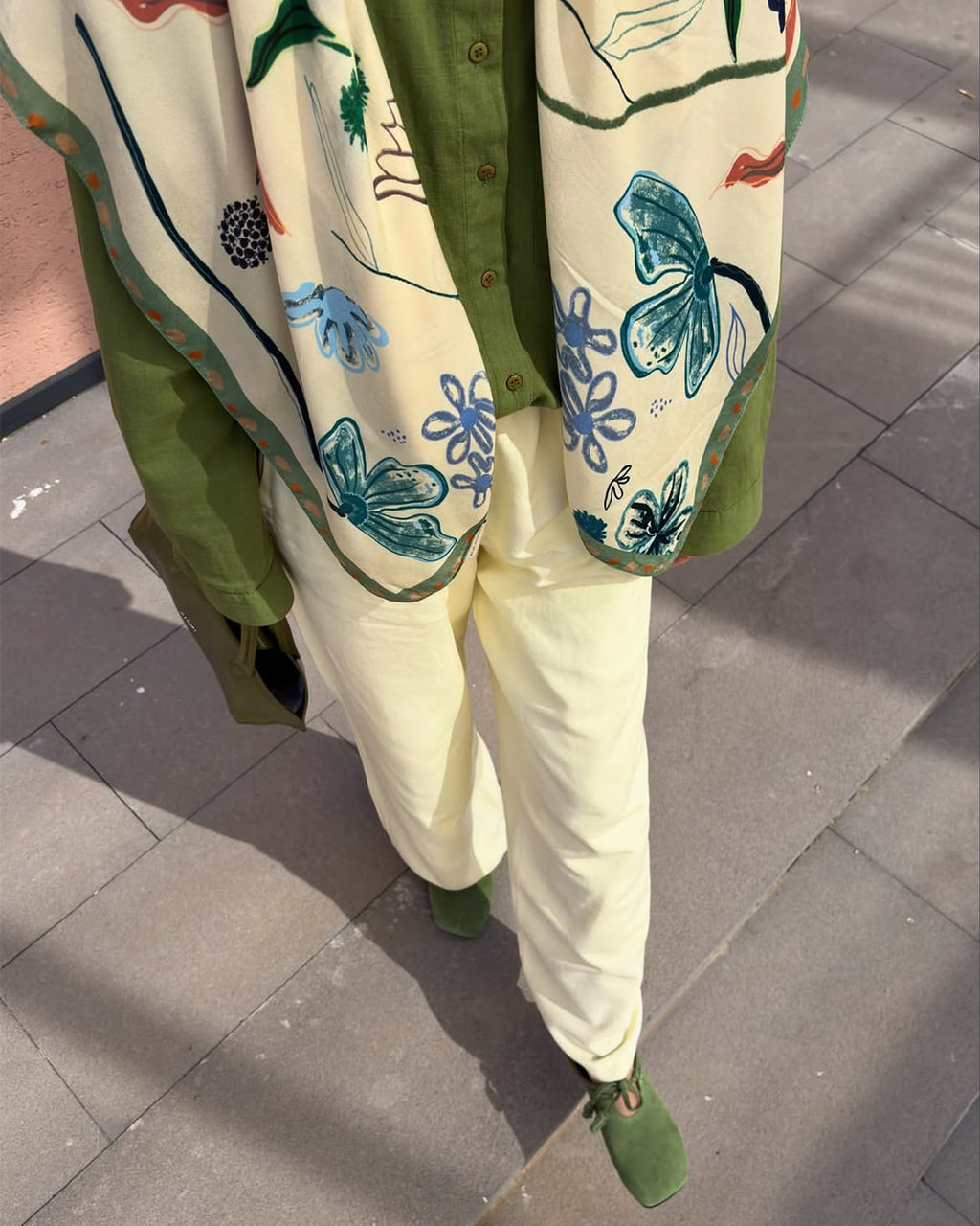 Yellow Vase Modal Scarf