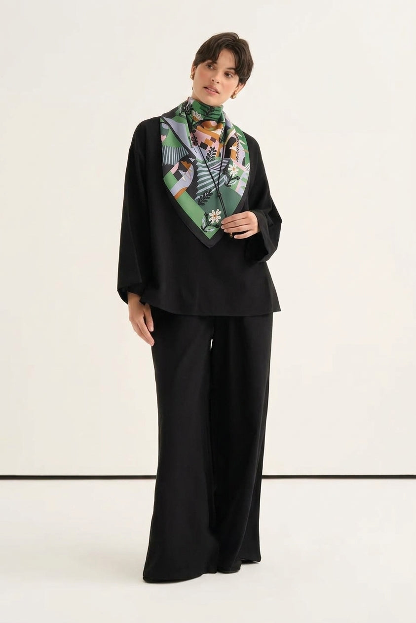 Black Organic Cotton Suit