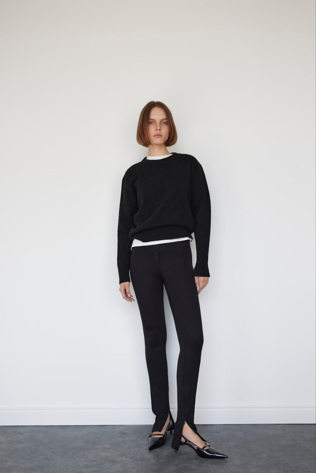 Black ester knit sweater