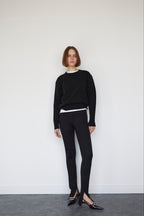 Black ester knit sweater