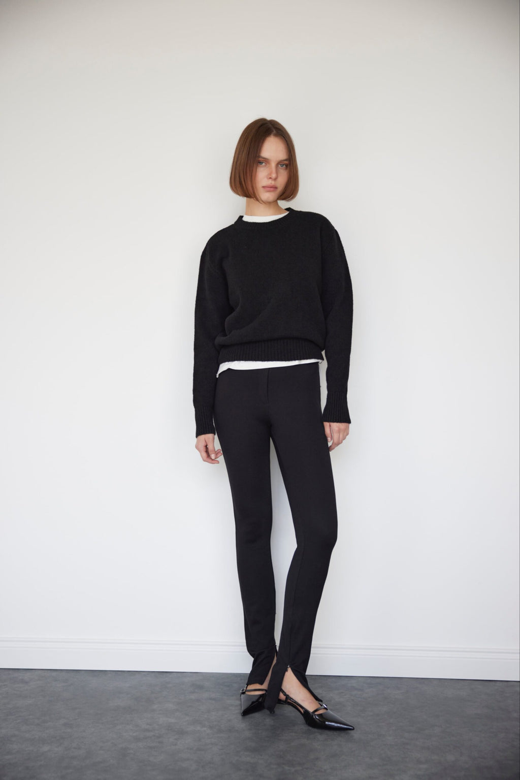 Black ester knit sweater