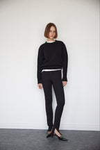 Black ester knit sweater