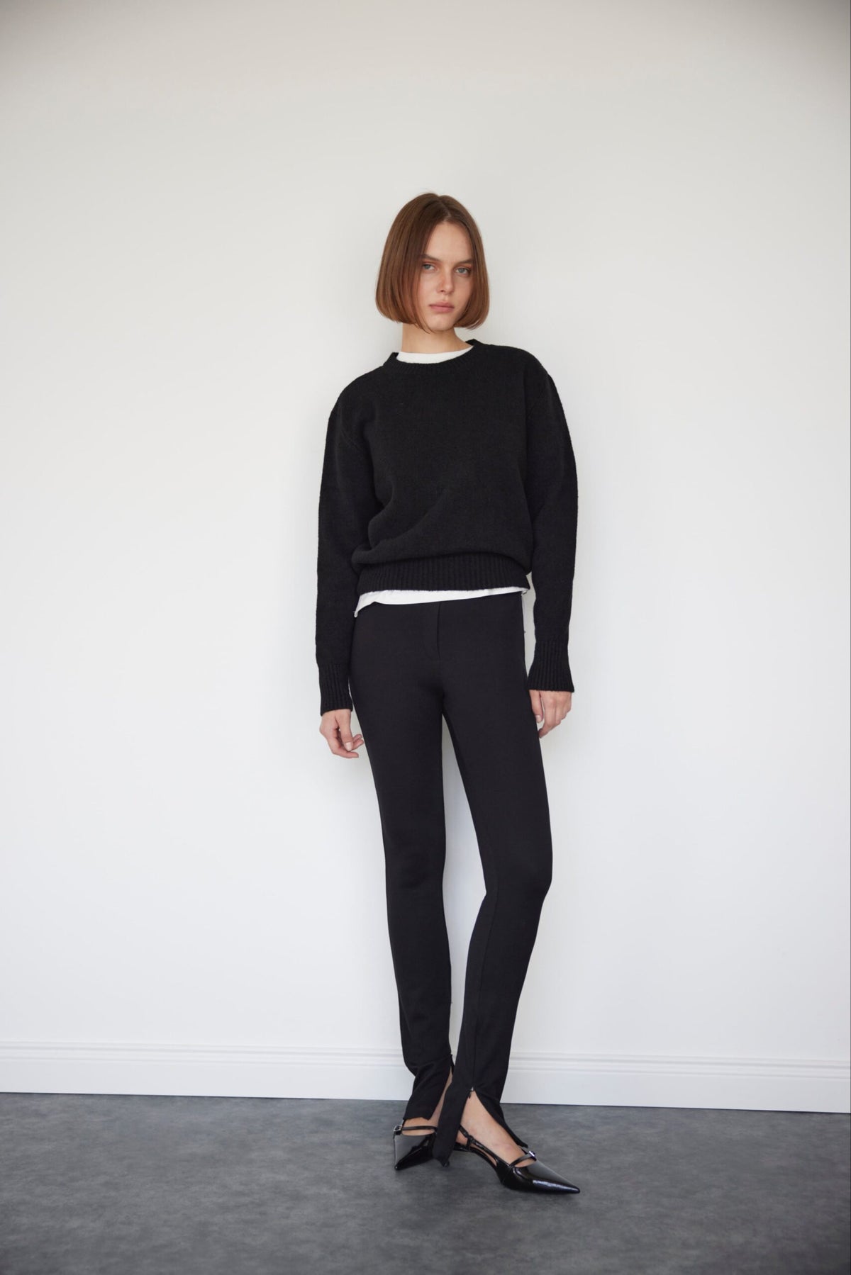Black ester knit sweater