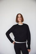 Black ester knit sweater