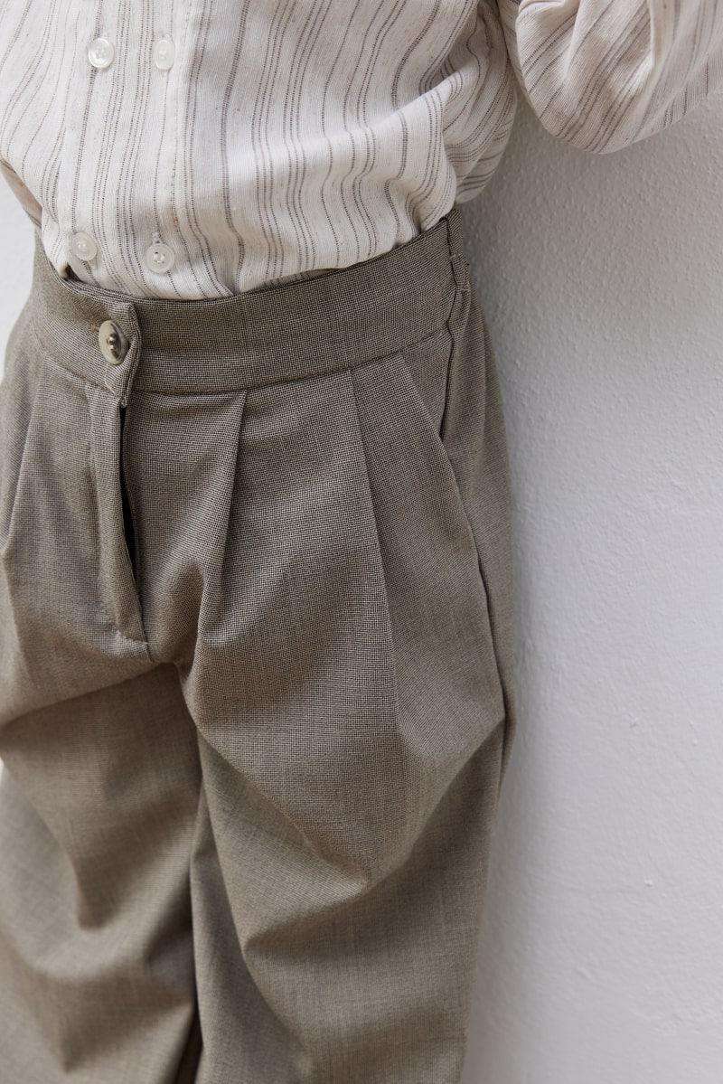 Mink palazzo pants