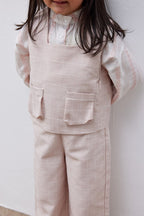 Pink plaid set