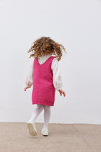 Pink tweed gilet