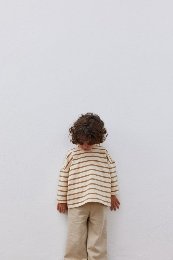 Latte striped sweater