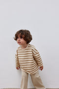 Latte striped sweater