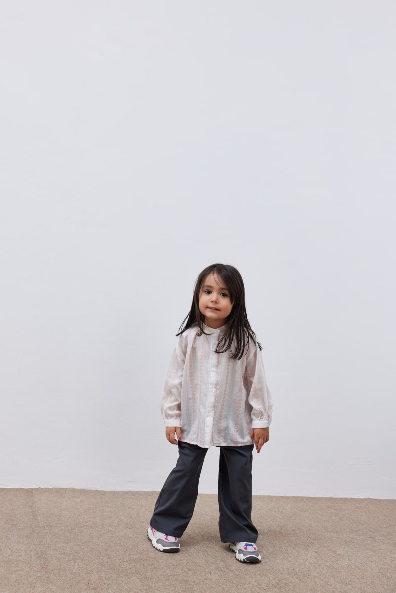 Pink patterned shirt