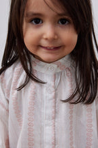 Pink patterned shirt