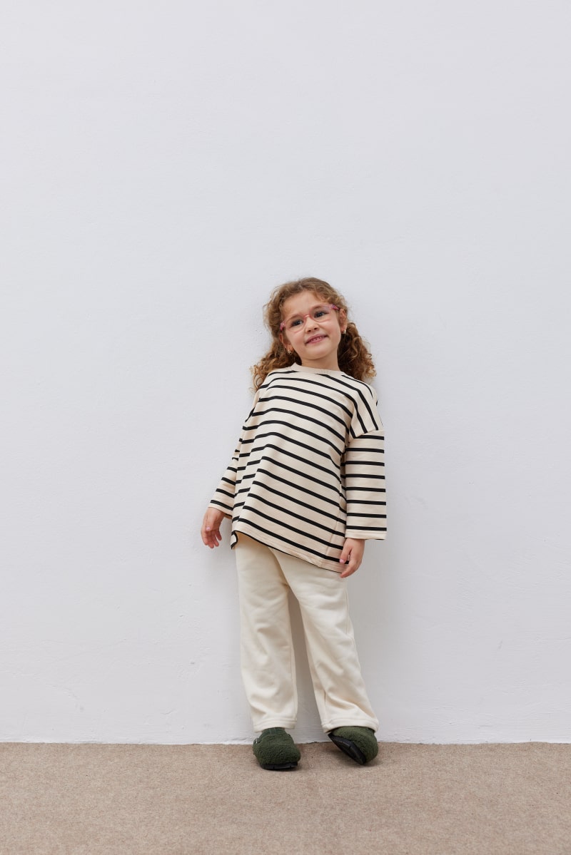 Black striped sweater