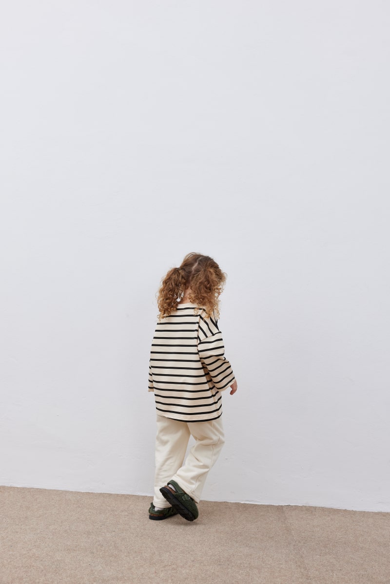 Black striped sweater