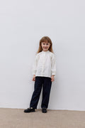 Navy blue carrot pants
