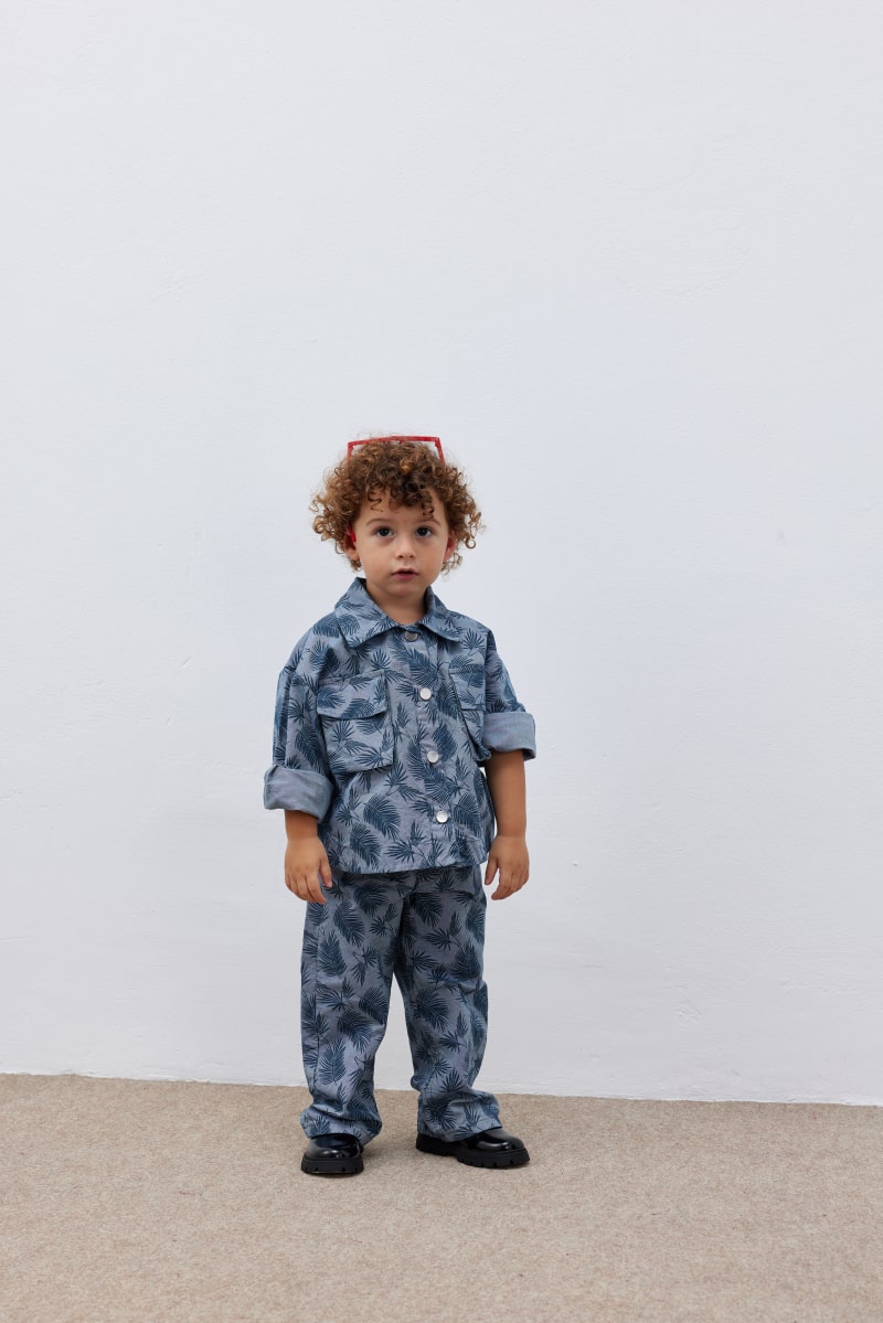 Patternet denim set