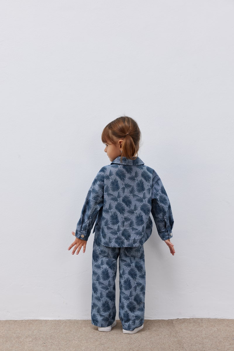 Patternet denim set