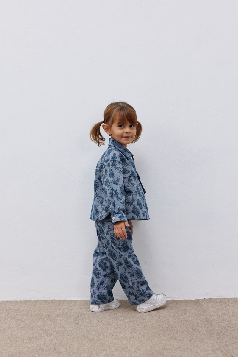 Patternet denim set