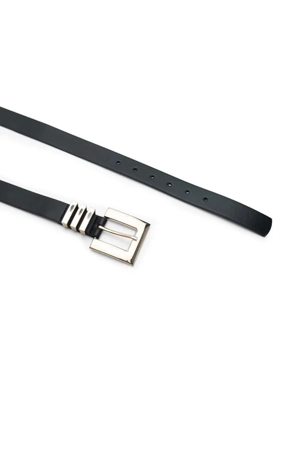 Black Gold Buckle Belt