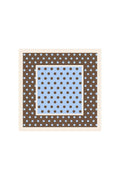 Light Blue Polka Dot Modal Foulard