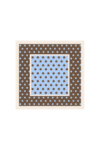 Light Blue Polka Dot Modal Foulard