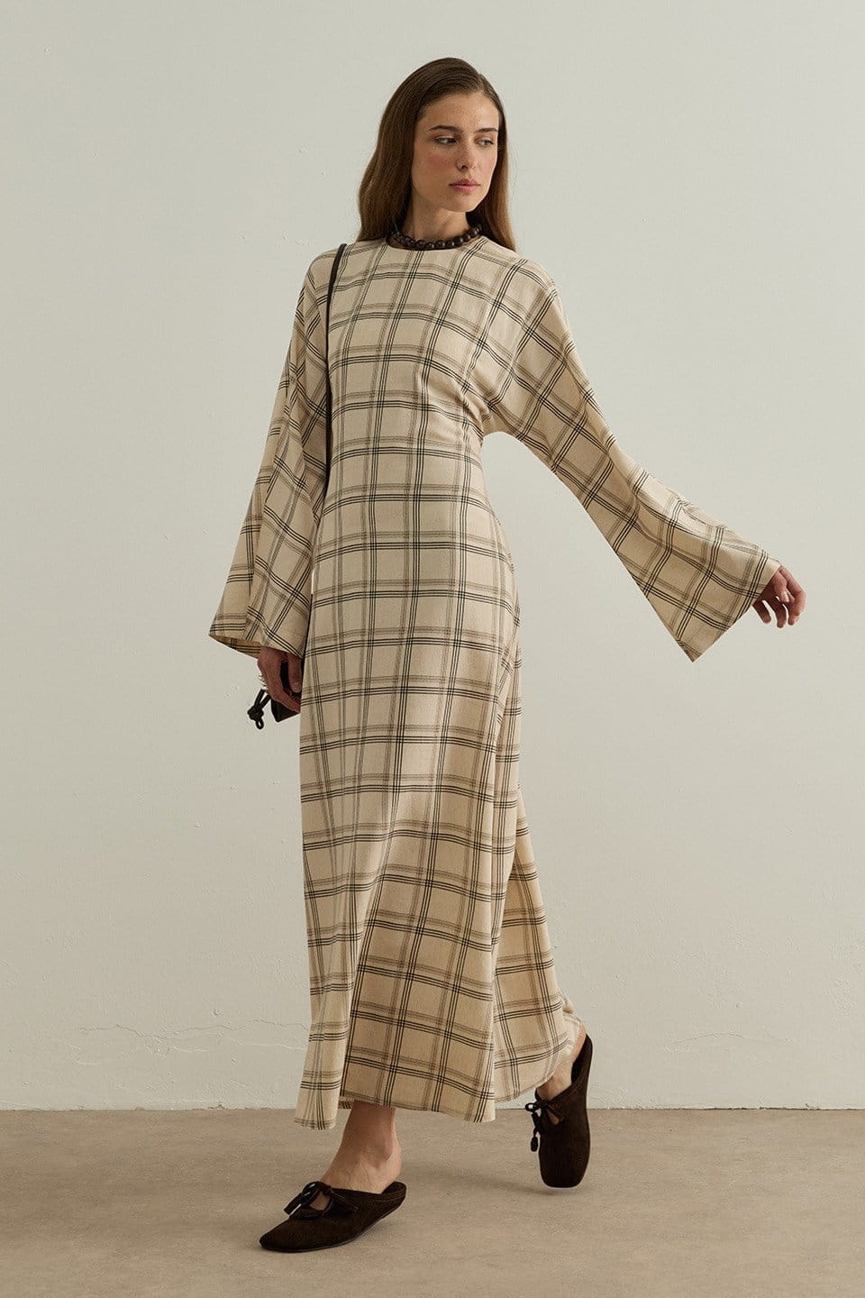 Anna Plaid Dress