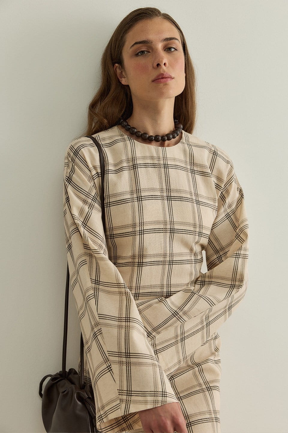 Anna Plaid Dress