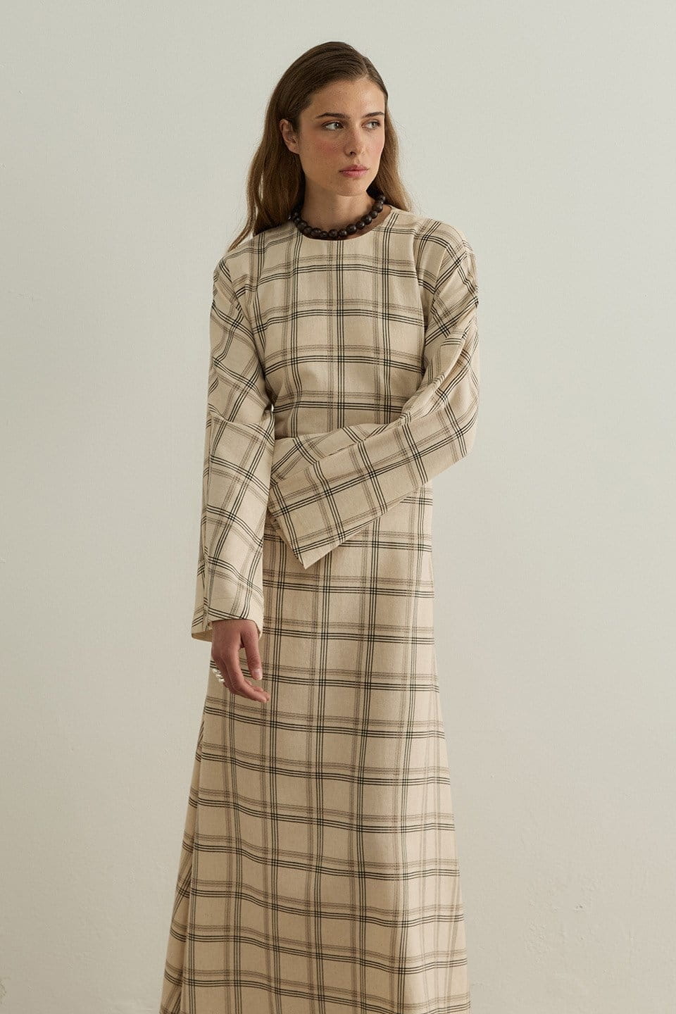 Anna Plaid Dress