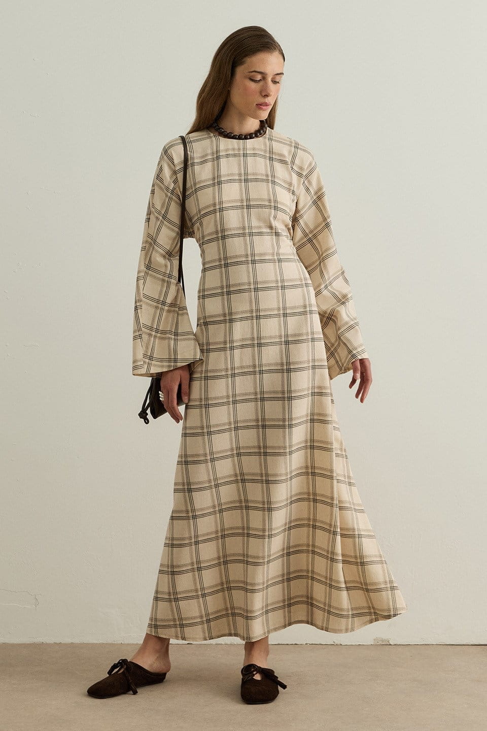 Anna Plaid Dress