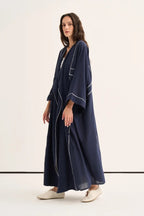 Navy Organic Cotton Abaya