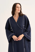 Navy Organic Cotton Abaya