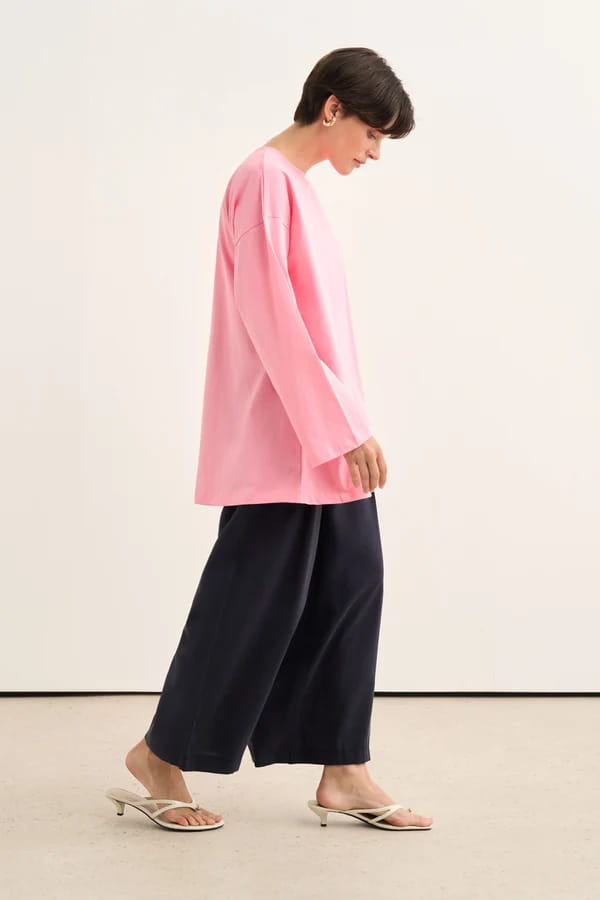 Pink Basic Sweatshirt