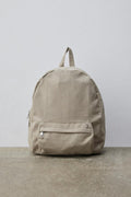 Beige basic backpack