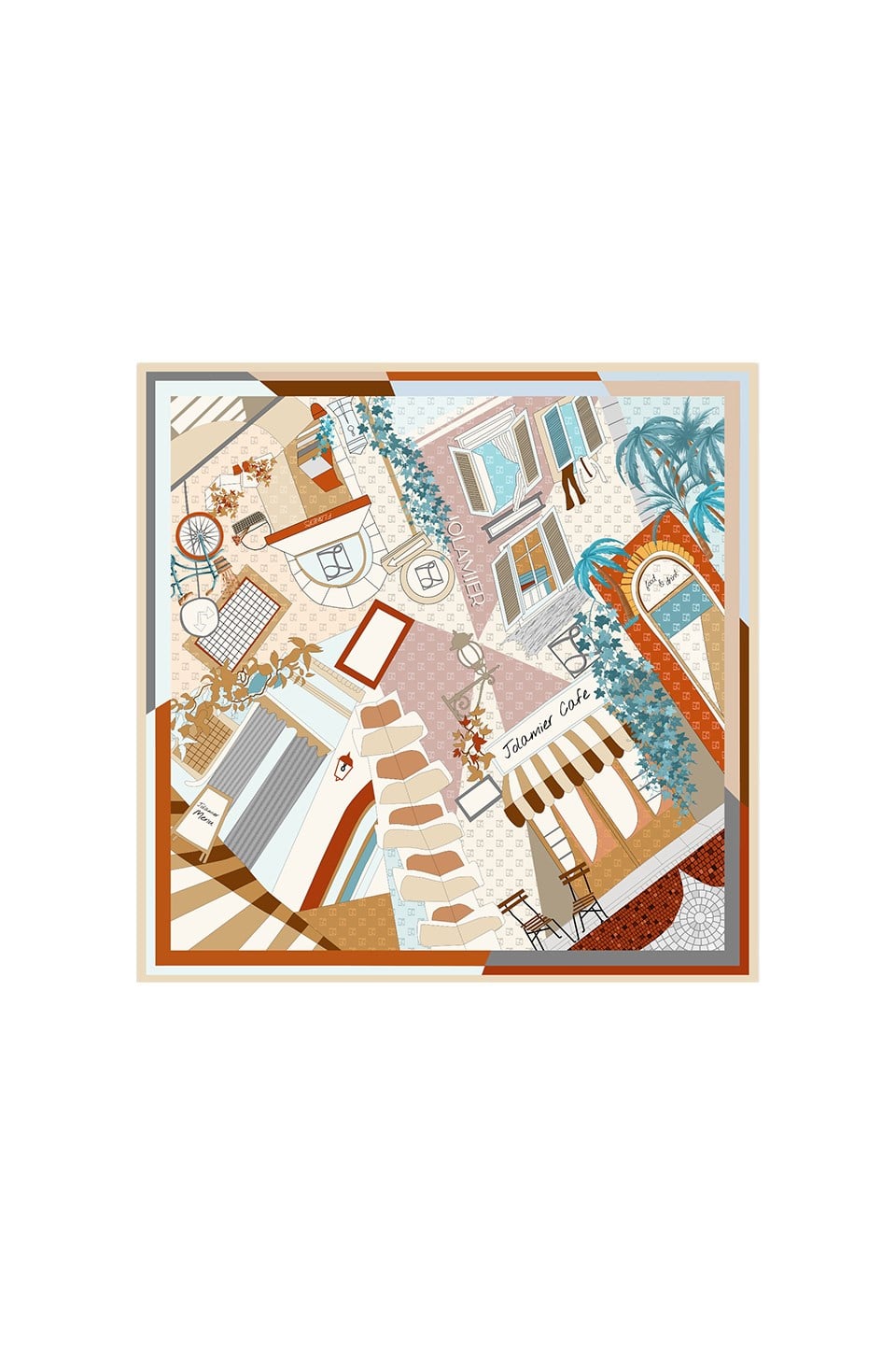 Beige Street Modal Scarf