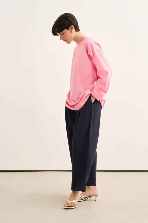 Pink Basic Sweatshirt