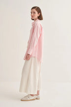 Pink organic cotton essential shirt