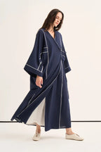 Navy Organic Cotton Abaya