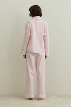 Pink Striped Pijama Suit