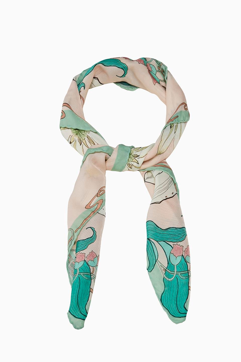 Manolya Mint Modal Scarf
