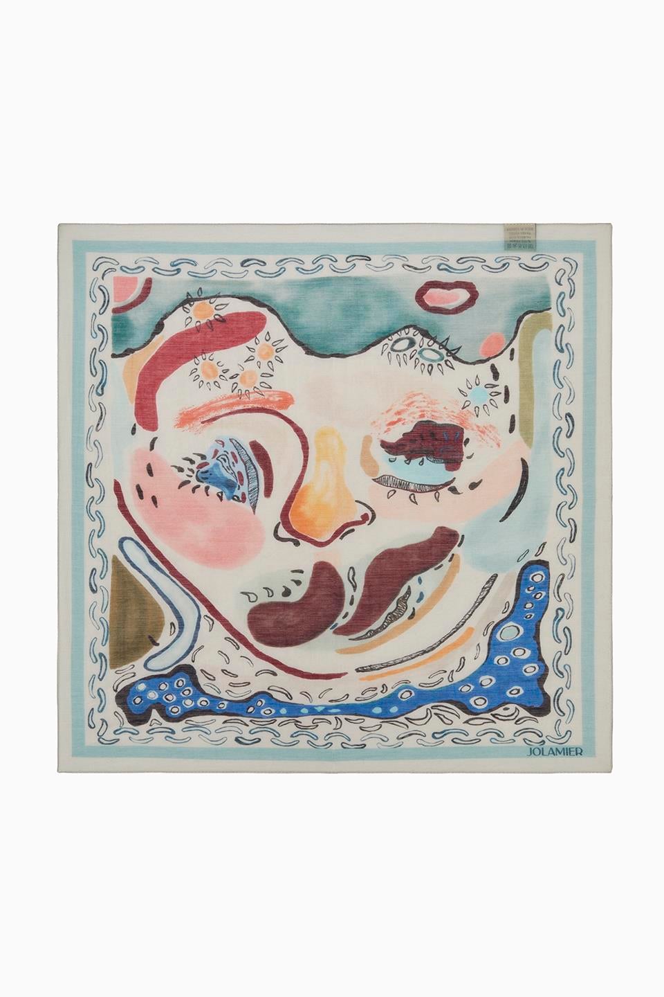 Abstract Cotton Foulard
