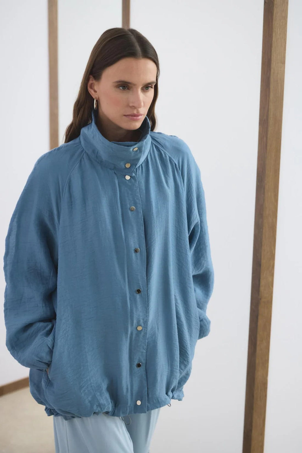 Blue Bomber Jacket