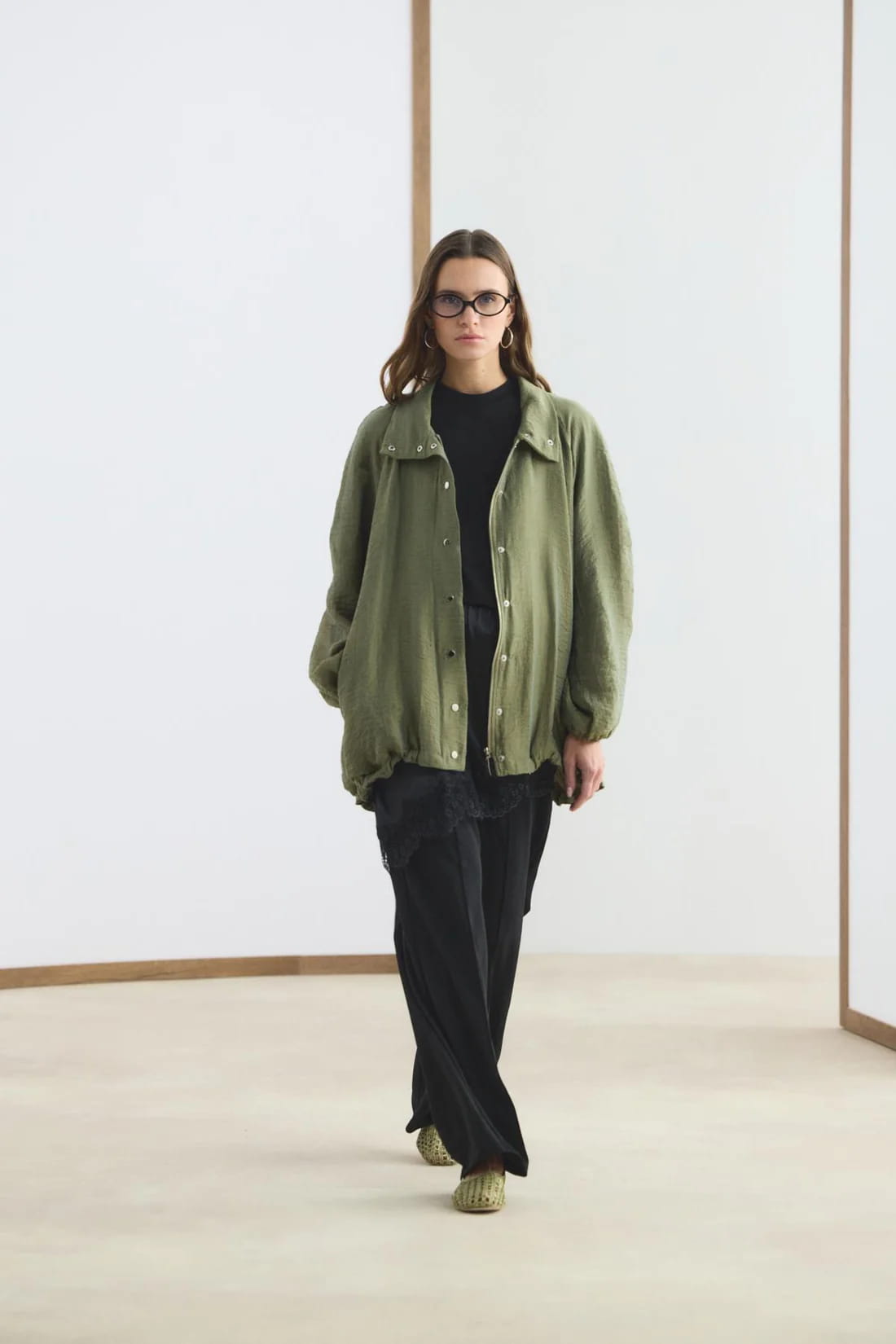Olive Bomber Jacket
